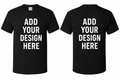 Custom Adults T-Shirts – Add Your Logo or Photos (UNISEX)