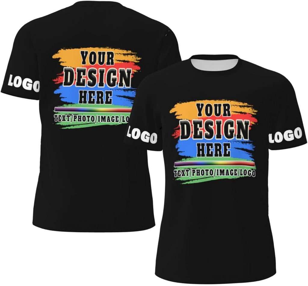 Custom Adults T-Shirts – Add Your Logo or Photos (UNISEX)