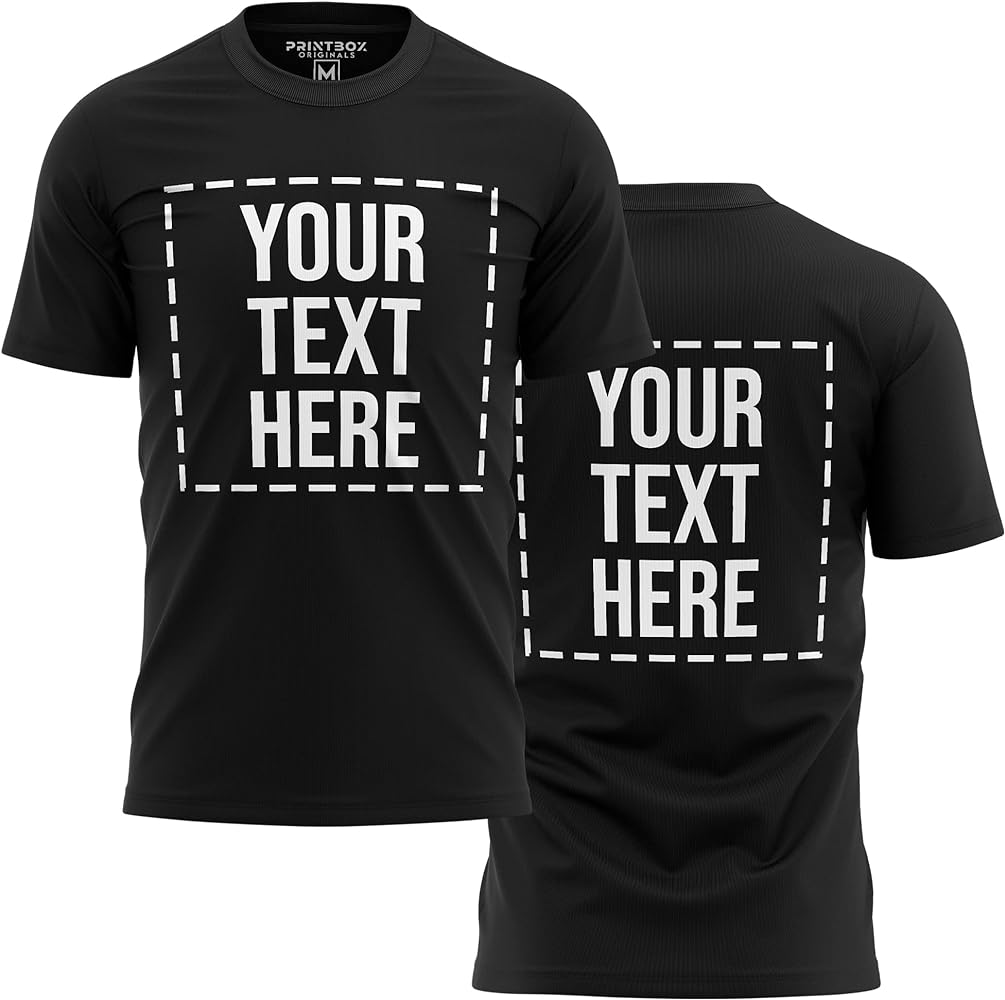 Custom Adults T-Shirts – Add Your Logo or Photos (UNISEX)