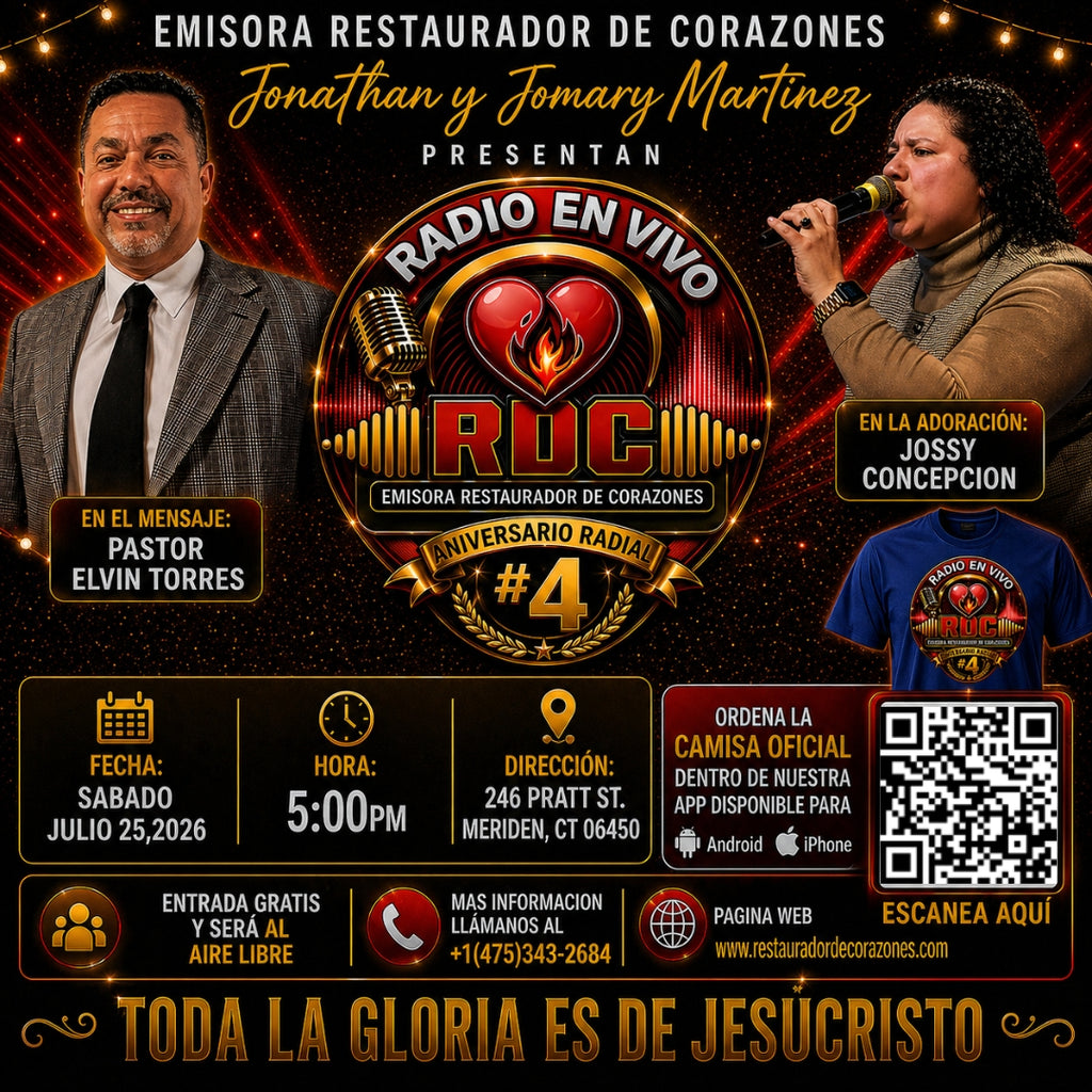 Aniversario #4 Emisora Restaurador De Corazones