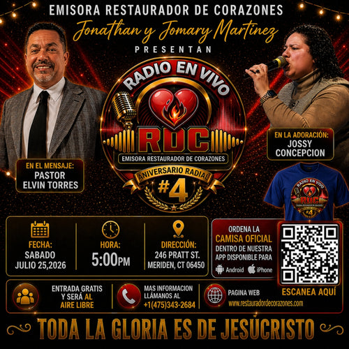 Aniversario #4 Emisora Restaurador De Corazones