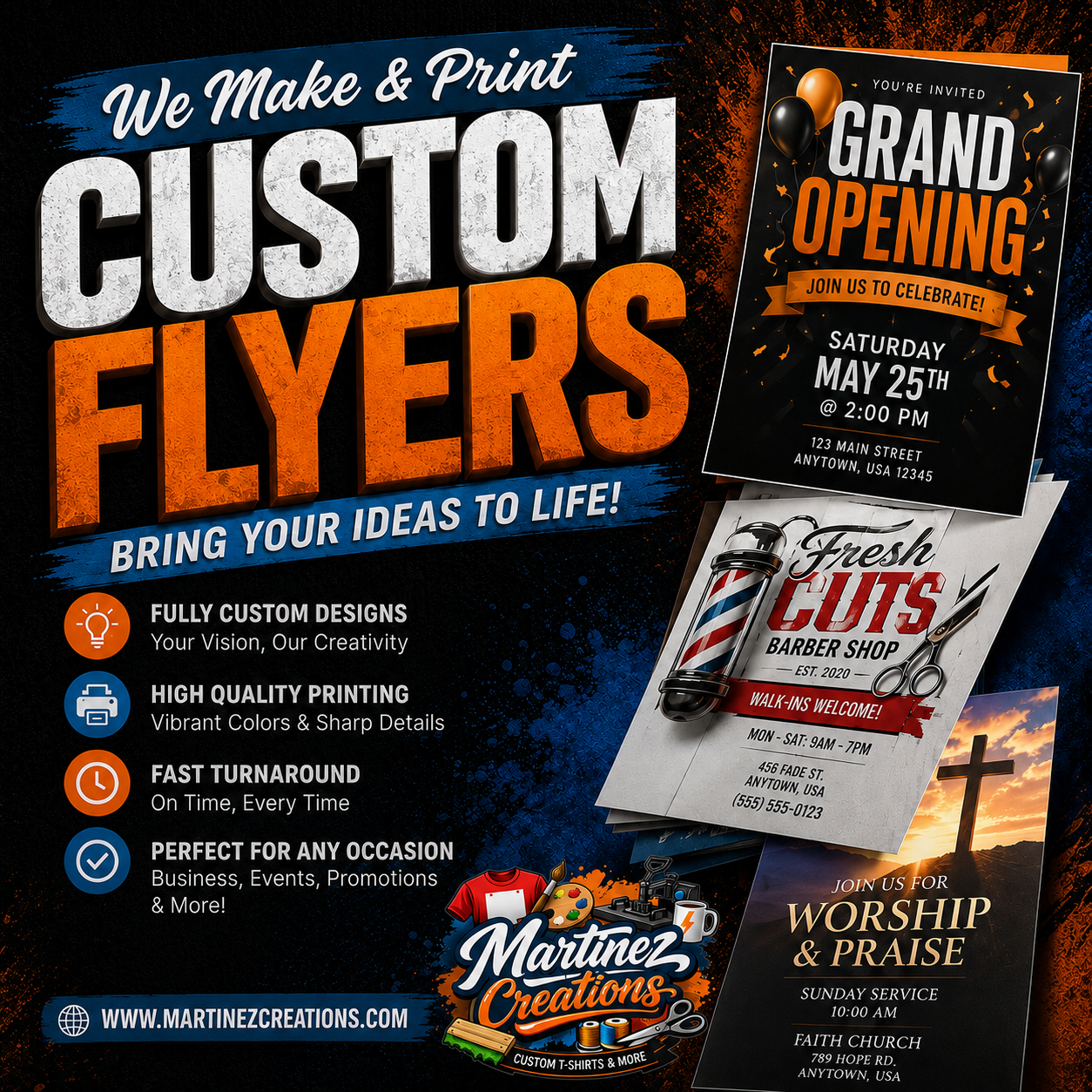 Custom Flyers (7" x 5")