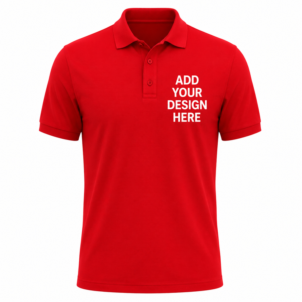 Custom Adults Polo Shirts – Add Your Logo or Photos (UNISEX)